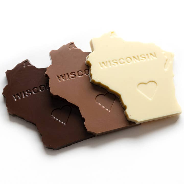 Mr B's Chocolates - Wholesale Chocolate Bar - I Love Wisconsin Chocolate Bar*