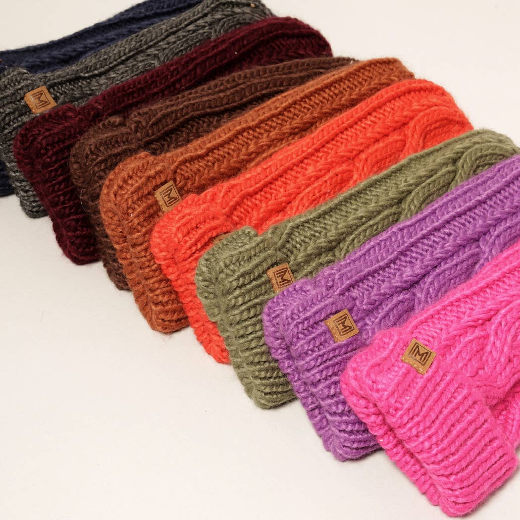 Fashion City - Wholesale Mittens - Women's - Winter Gloves Cable Knit Mittens with Fleece Lined3