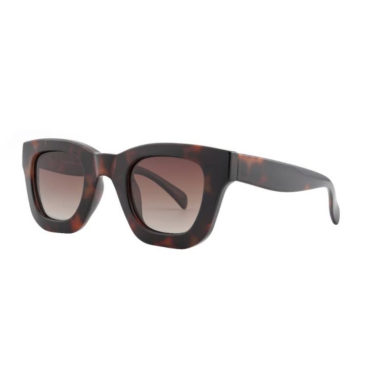Ryan Simkhai Eyeshop - Wholesale Sunglasses - Unisex - RONAN | Tortoise | Blue Lense