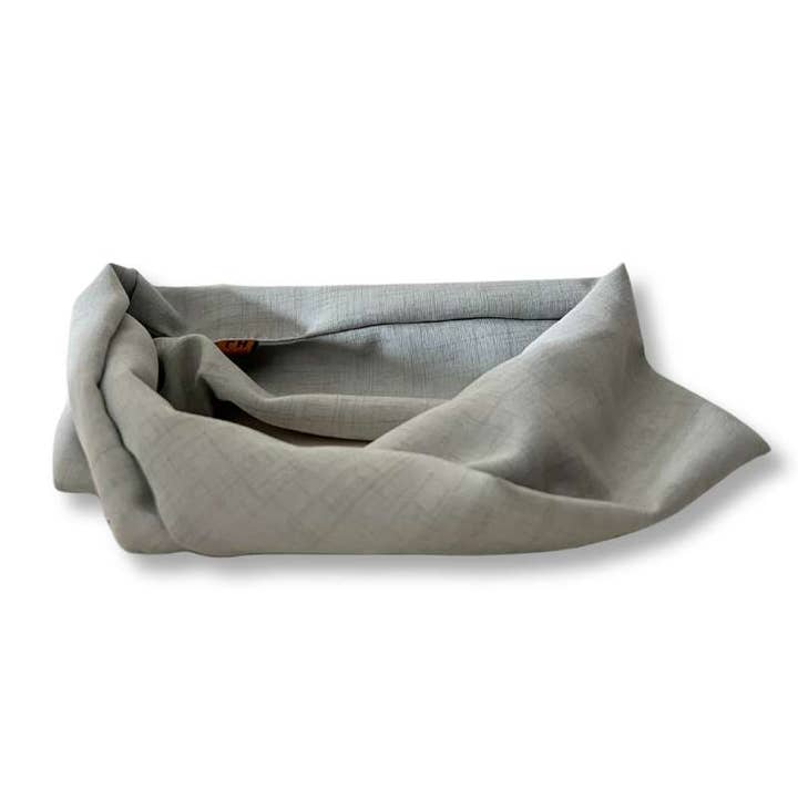 Bandeau Twist « Linen Green » pour la vente par Hairjewelz by Elle