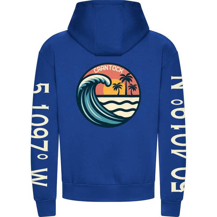 Ocean Wave – wholesale Hoodie – Unisex – Crantock Current Hoodie1