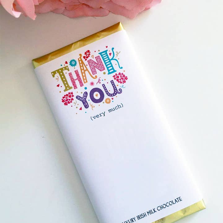 Sweet Living Kilkenny - Wholesale Chocolate Bar - Thank You (very much)0