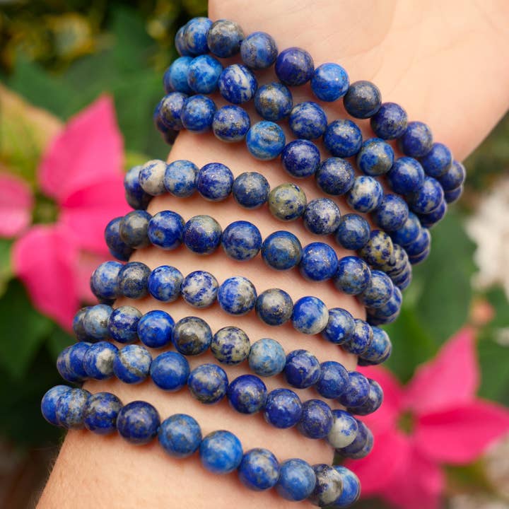 The Healing Sanctuary - Wholesale Beaded Bracelet - Lapis Beaded Bracelets 8mm3