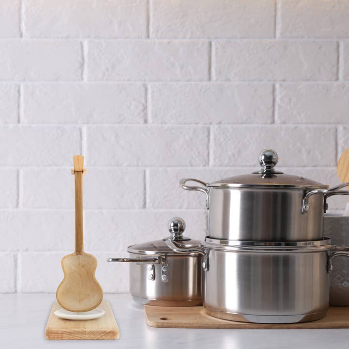 MAGS - Wholesale Kitchen Spoon - guitar cooking spoon with stand2