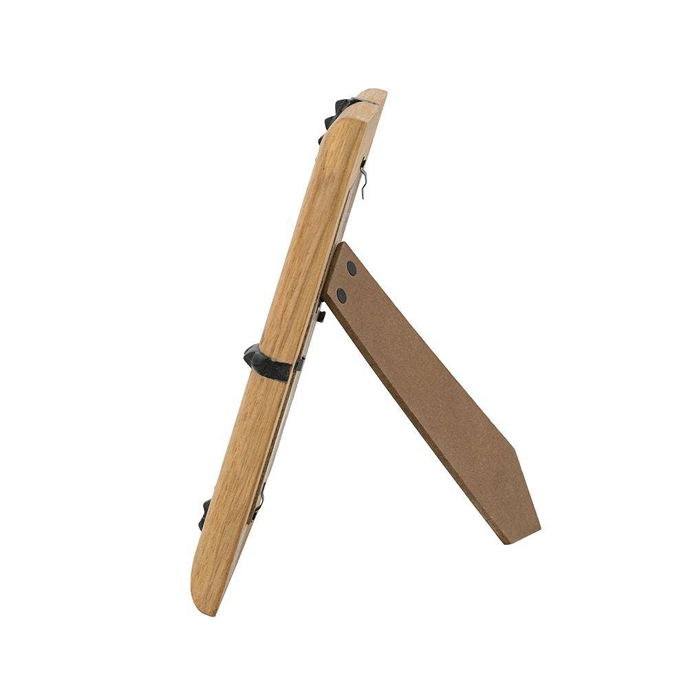 A&B Home Group Inc. - Wholesale Picture Frame - 8x10.5" Rustic Oak Studded Photo Frame - 5x7" Opening2