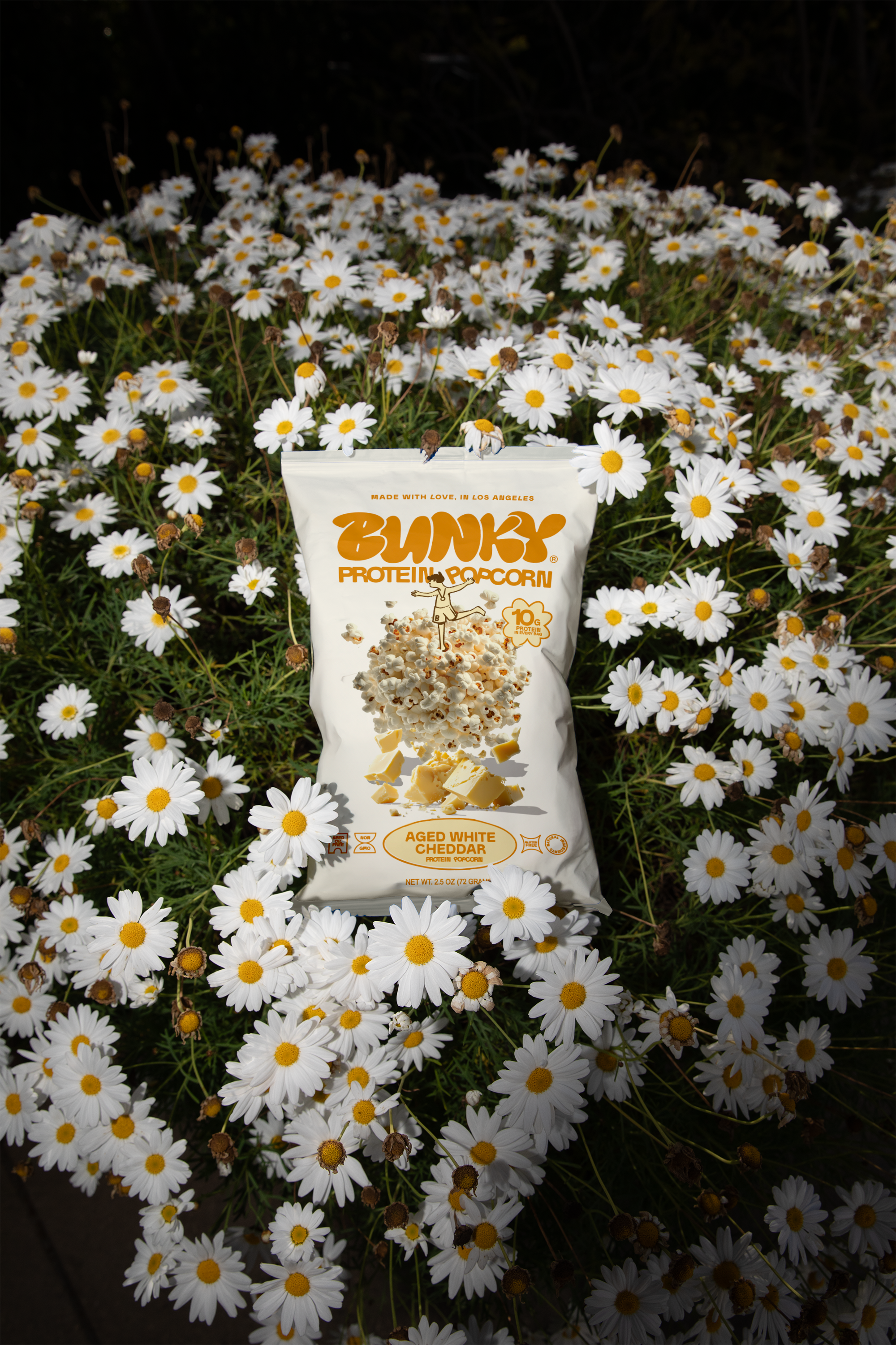 BUNKY - Wholesale Popcorn - Aged White Cheddar | Protein Popcorn0