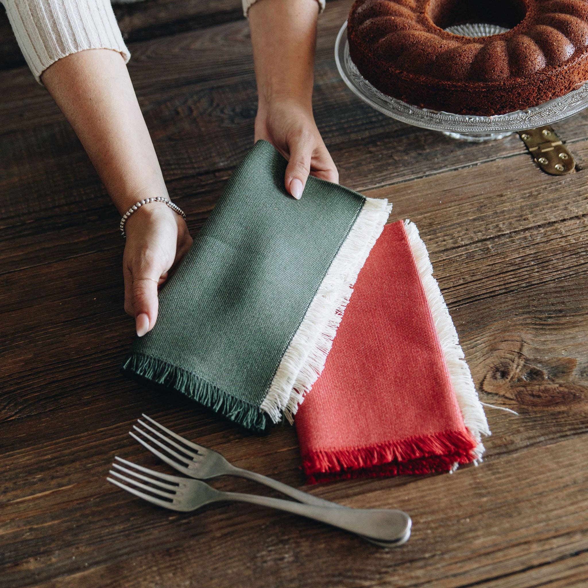 Misalù - Dress up your table – Engroshandel Middags- og stofserviet – Juleservietter1