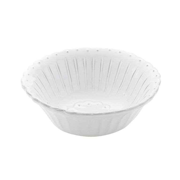 Arte Italica & Crown Linen Designs - Wholesale Bowl - Bella Bianca Beaded Cereal Bowl