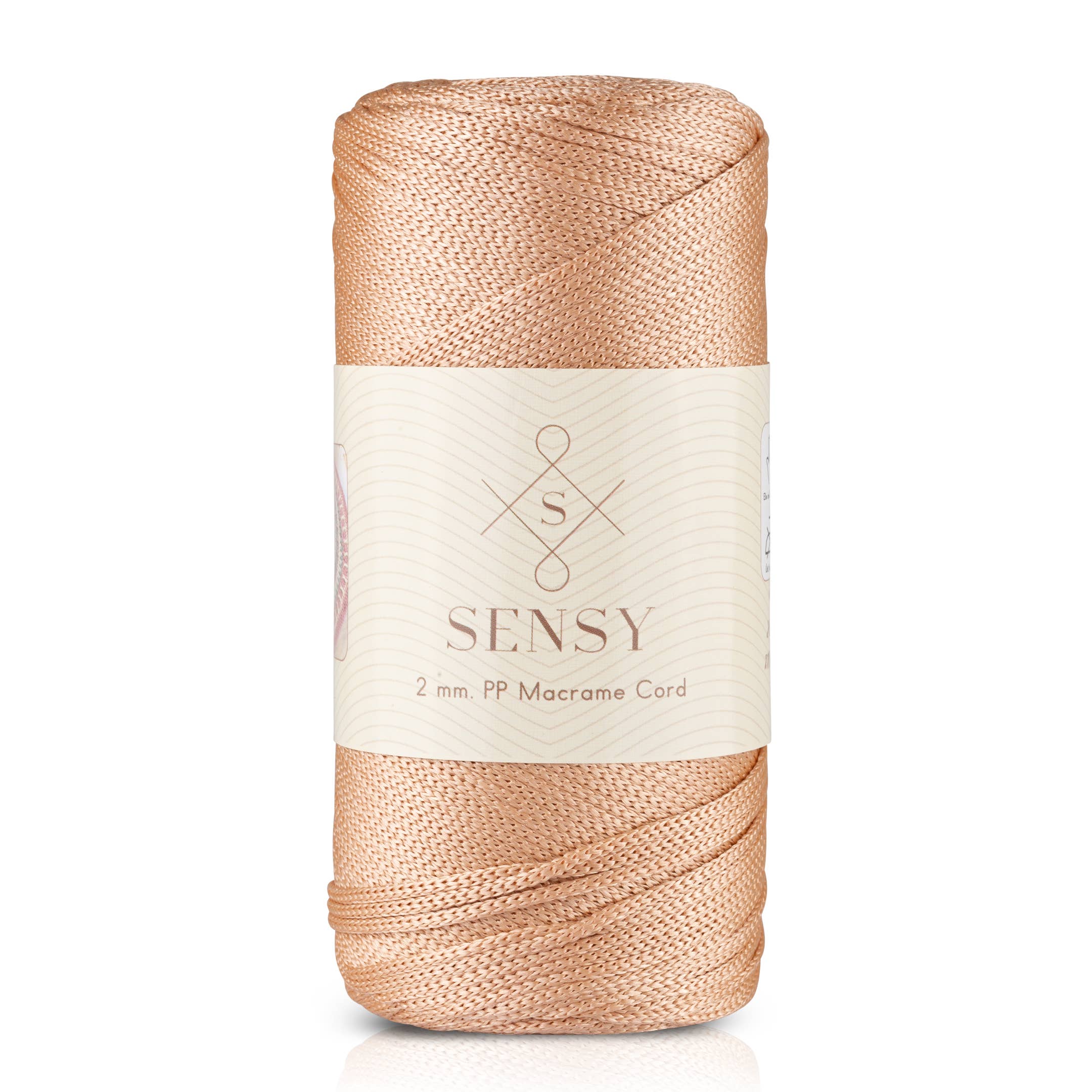 Sensy - Wholesale Garen - Sensy Premium 2 mm macramékoord van 100% polyester - 251 yards (230 meter)23