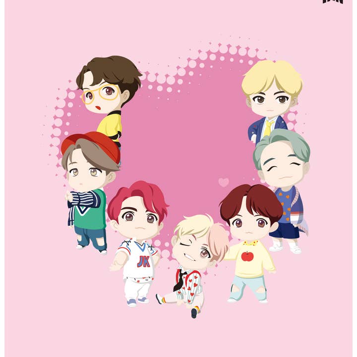 DYNAMART – wholesale Poster – BTS TinYtan IDOL luftrenande vägg affisch