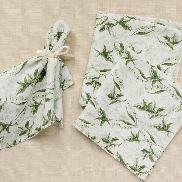 Lily of the Valley Serviettes por atacado de Nadia Colella Living