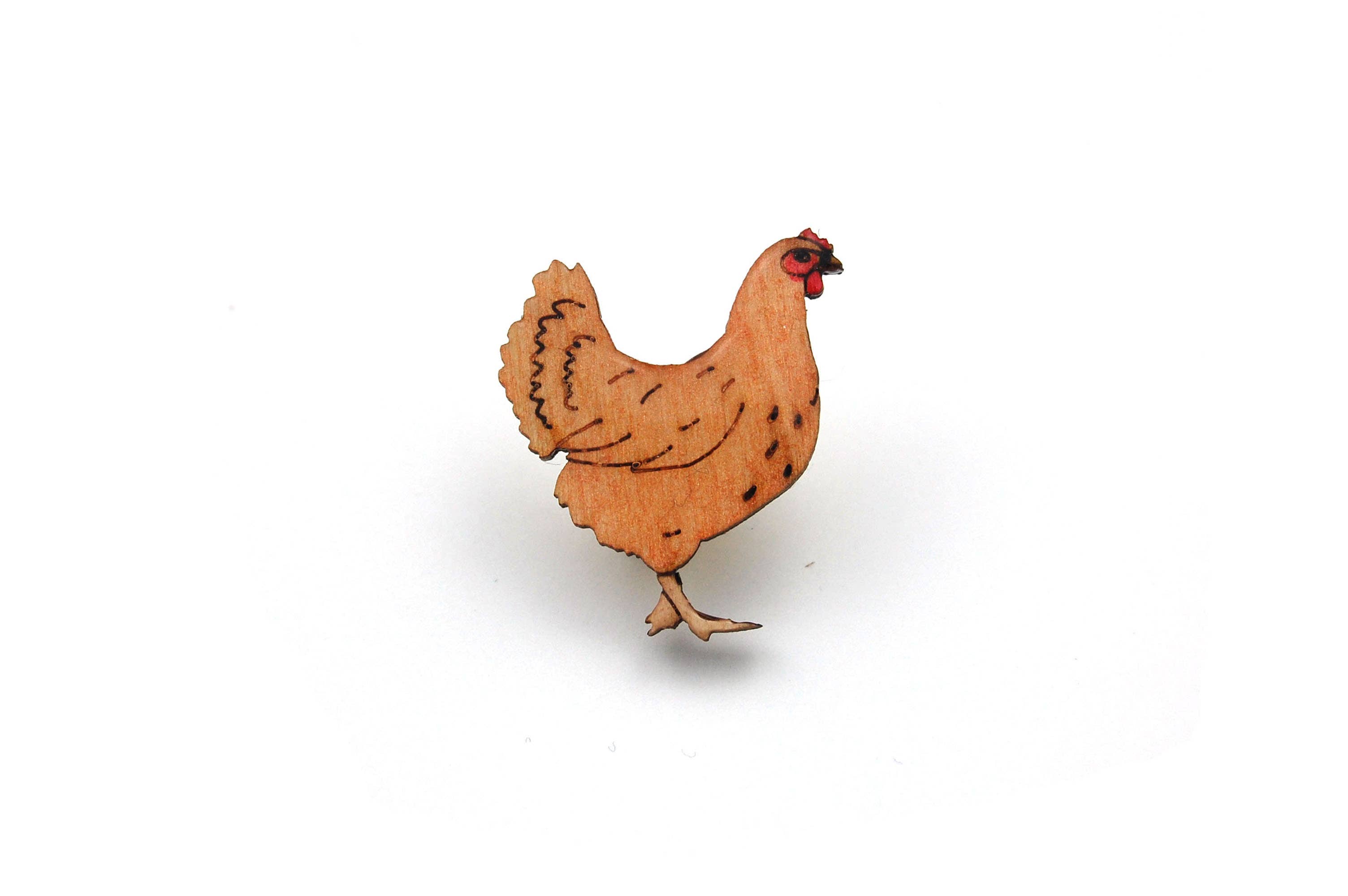 Bekbek Makes - Wholesale Brooch - Chicken Hen Pin Badge5