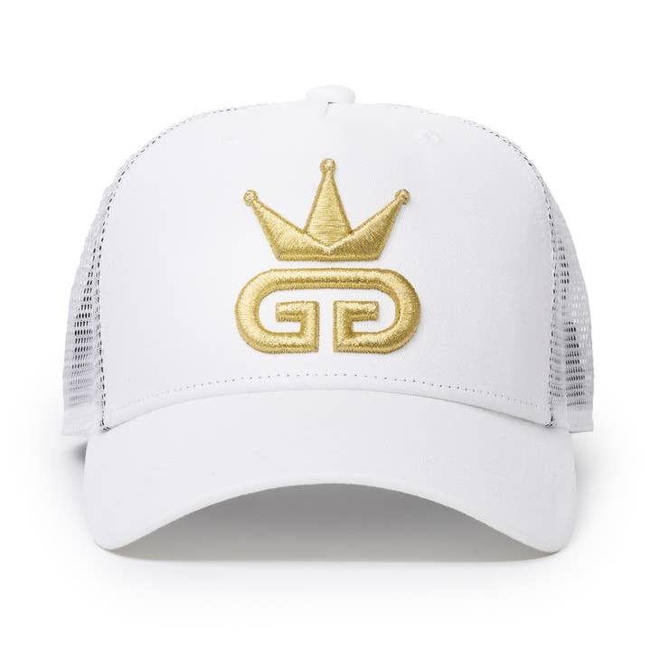 GGT Snow White Mesh Snapback for wholesale by God Given Talent