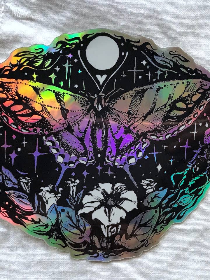 holografisk fjäril klistermärke för wholesale av Rosemary Butterfly