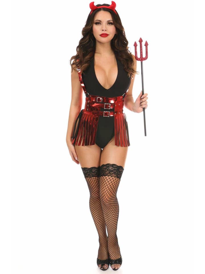 Daisy Corsets - Wholesale Costume - Women's - Lavish 4 PC Sexy Devil Costume