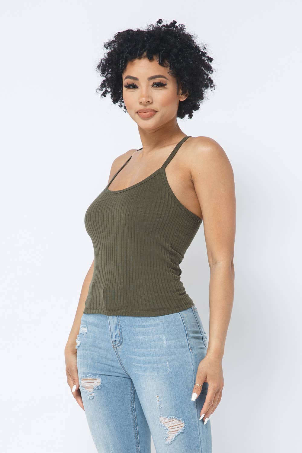 Julia by LoveJ - Wholesale Tank Top - Women's - Rib Racer Back Sleeveless Tank Tops38