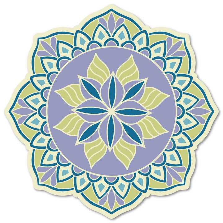 Serene Mandala Vinylklistermærke for engroshandel hos B.Goods Designs