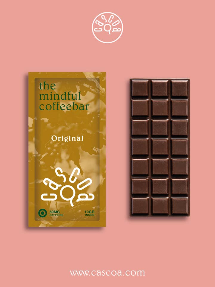 Caja de 8 barras para venta al por mayor de CASCOA - the edible coffee bar