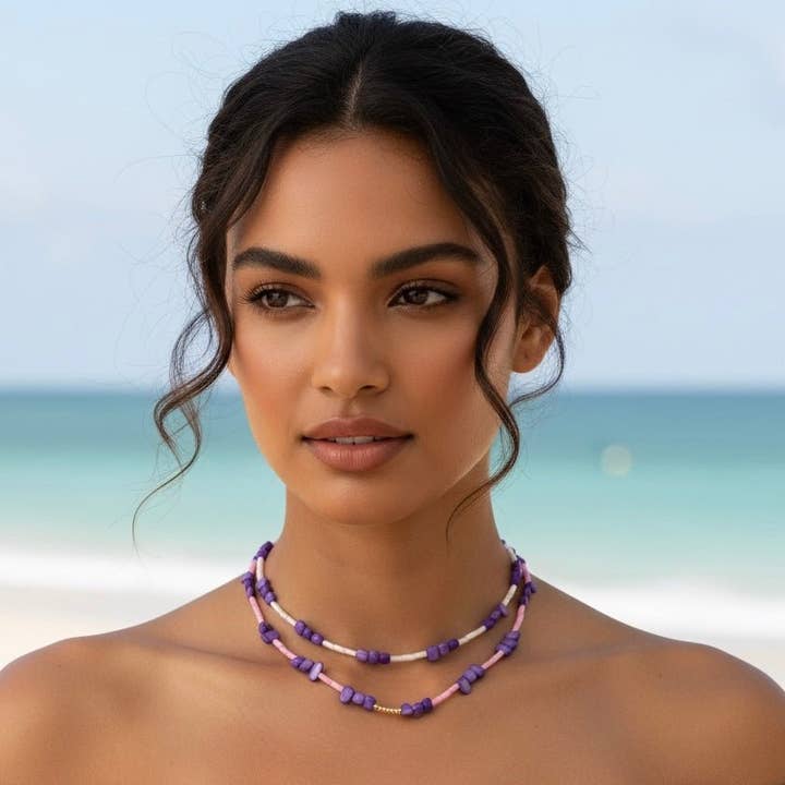 Seashell Harmony - collana for wholesale by OE!