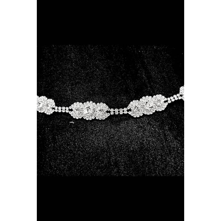 Chicas - Wholesale Belt – Women's - Crystal Jewel Belt With Tie on Sashes 591823