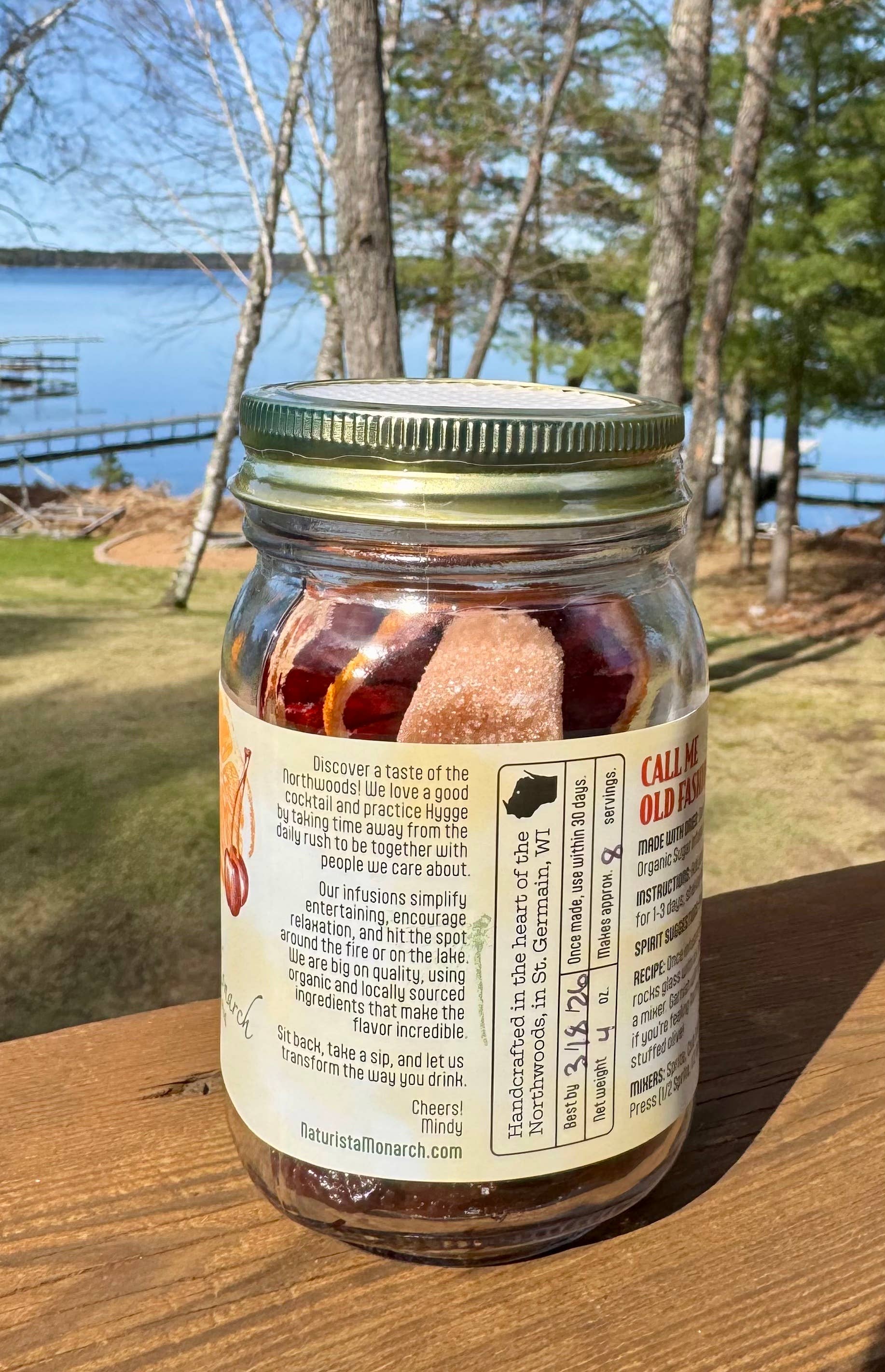 Naturista Monarch – wholesale Cocktailmix/-sockerlag – Call Me Old Fashioned – bästsäljare – en äkta cocktail från Wisconsin6