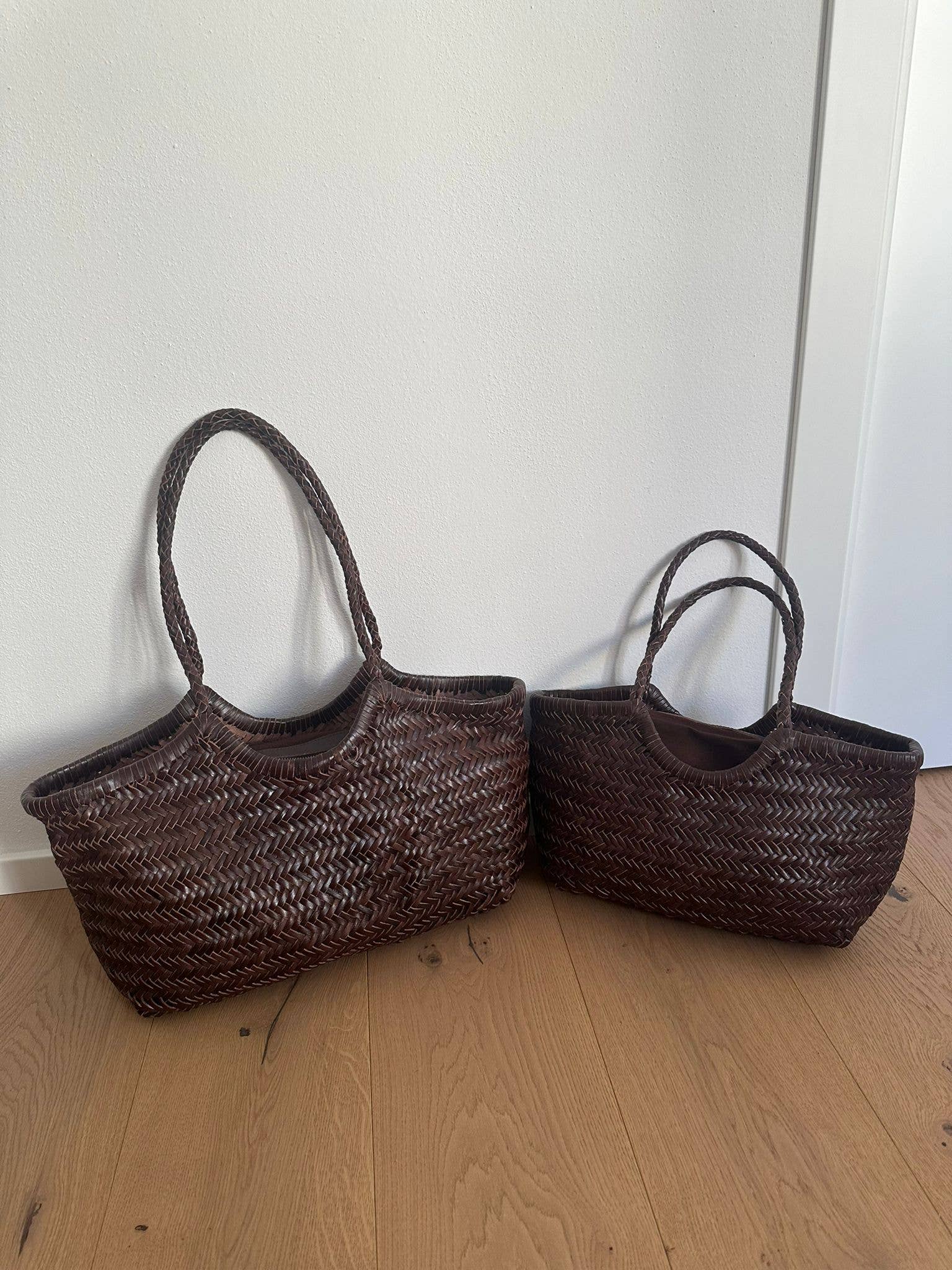 Zhade – Sacola - Mulher por atacado – DORA PREMIUM - grande entrançada à mão em pele genuína9