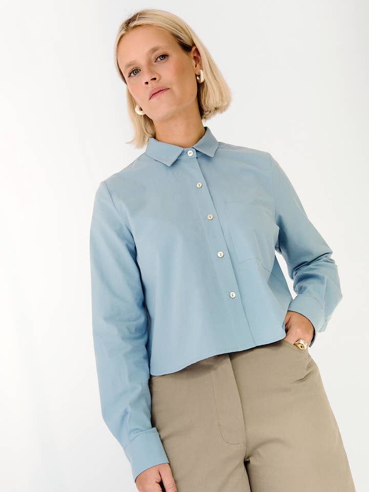 New Celeste shirt for wholesale by ROCA MOOD STUDIO SL
