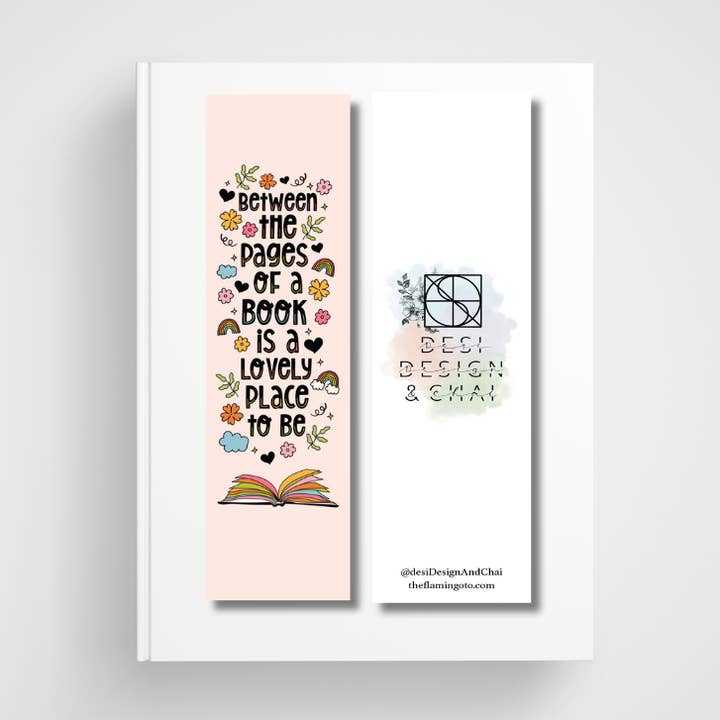 Lovely place bookmark for books for wholesale by Desi design and chai