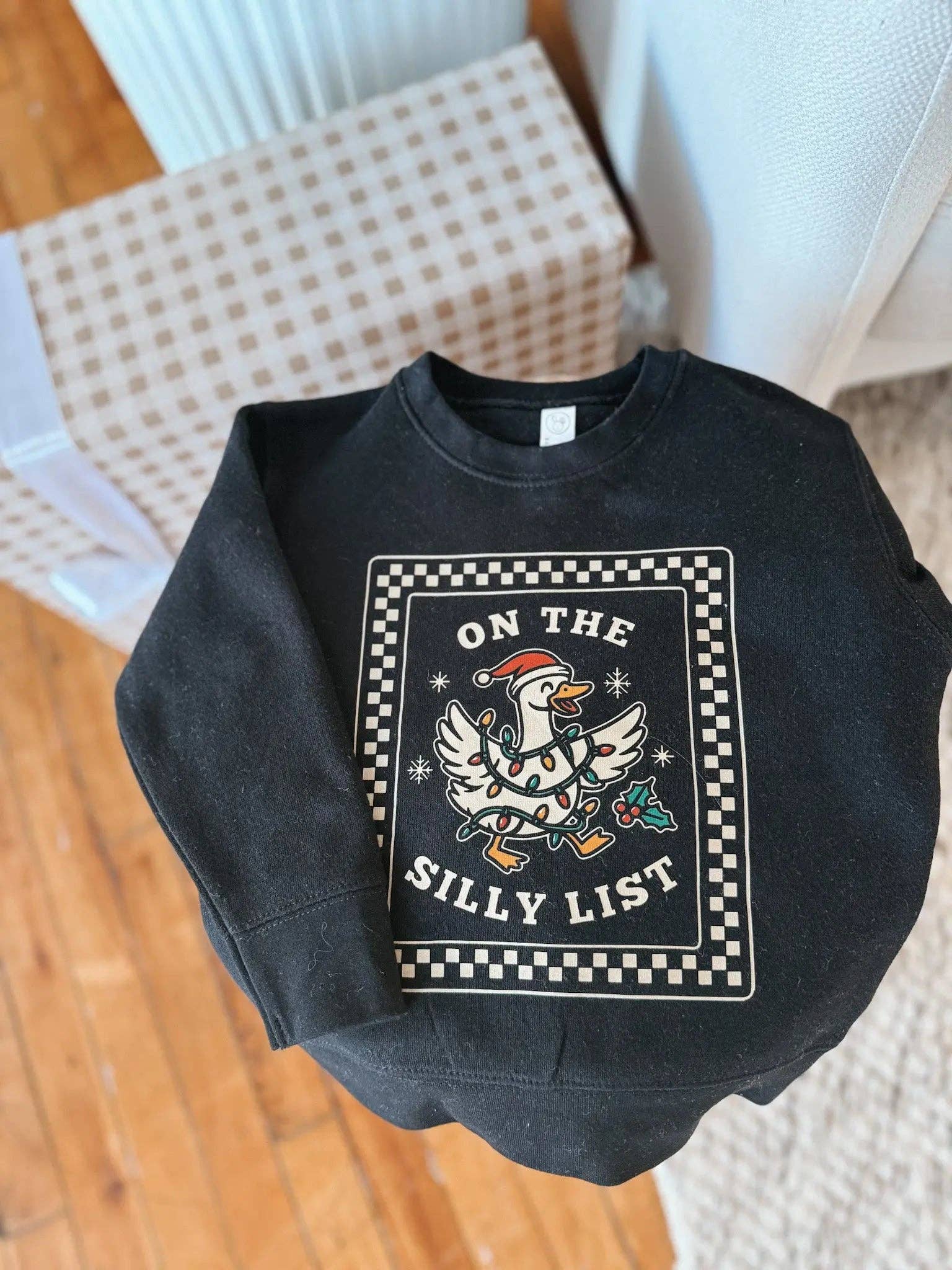 Raising Brave - Wholesale Sweatshirt - Kids - On the Silly List Crewneck- Toddler Sweatshirt3