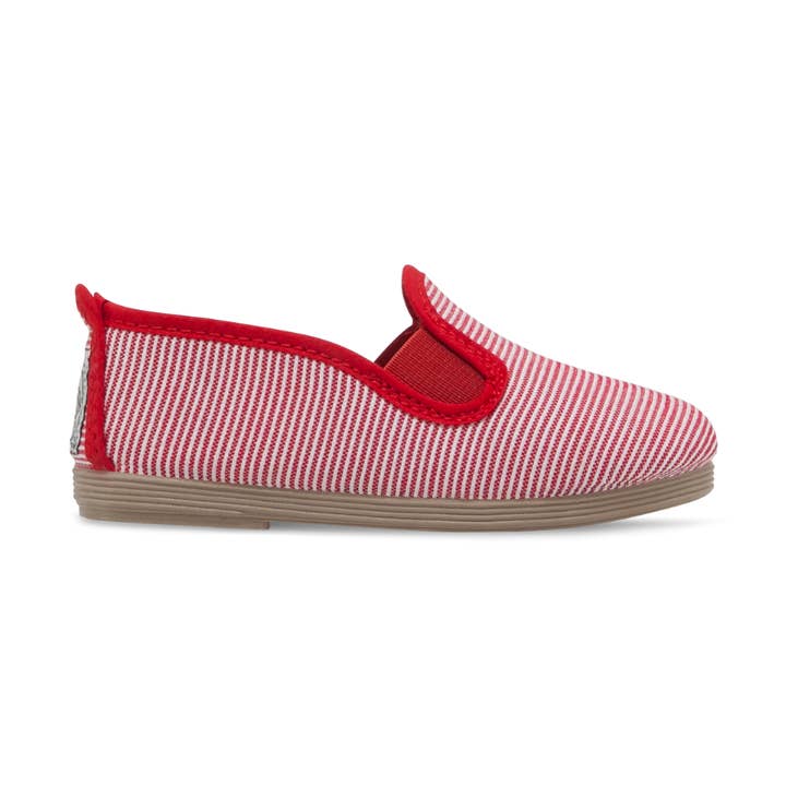 Plimsoll Vermelho San Javier Slip On Plimsoll por atacado de Flossy Shoes