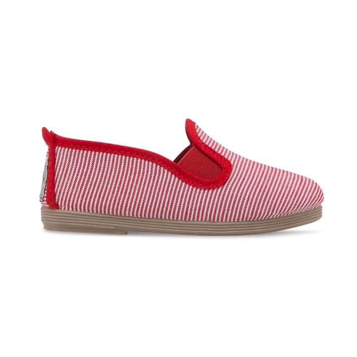 Kids Red San Javier Slip On Plimsoll for wholesale by Flossy Shoes