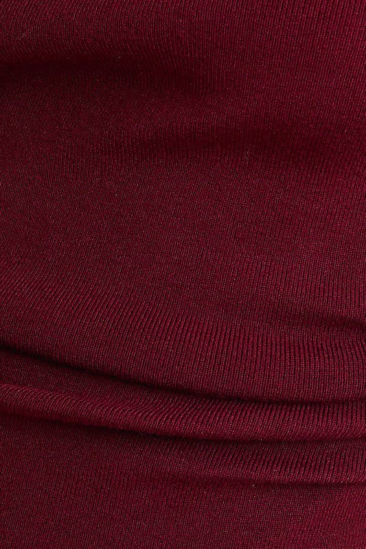 LE LIS - Vente Haut en maille – femme - TOP EN MAILLE À COL ASYMÉTRIQUE42