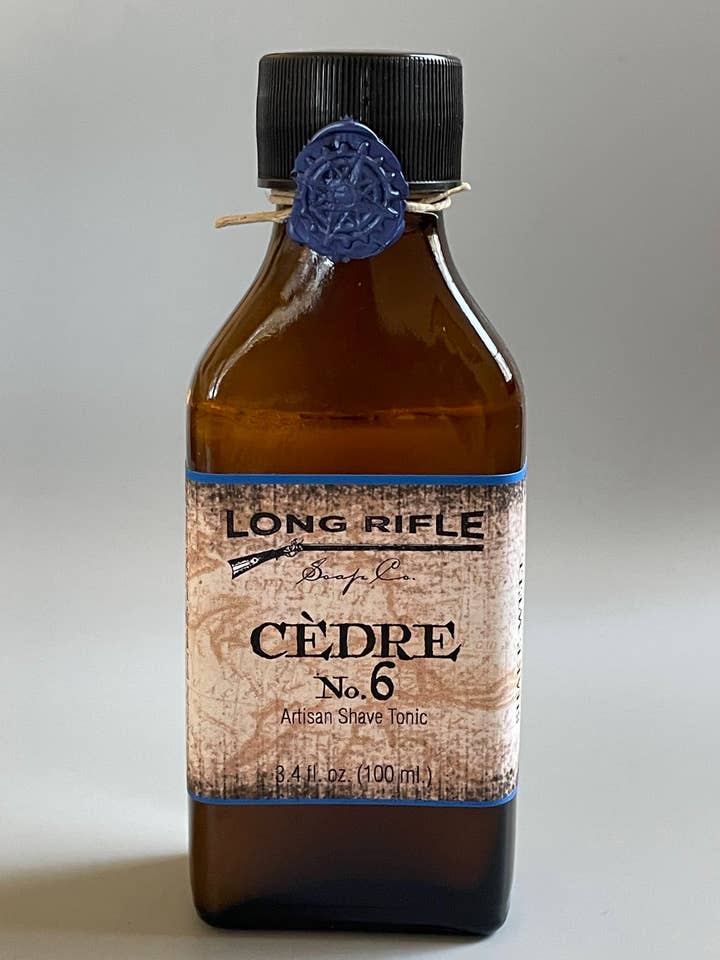 Aftershave - Cèdre No. 06 Shave Tonic for wholesale by Long Rifle Soap Company