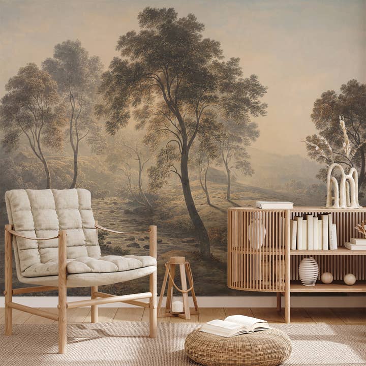 SimurgWallArts - Wholesale Wallpaper - Tree Landscape Wallpaper, Forest Scenic Wall Mural1