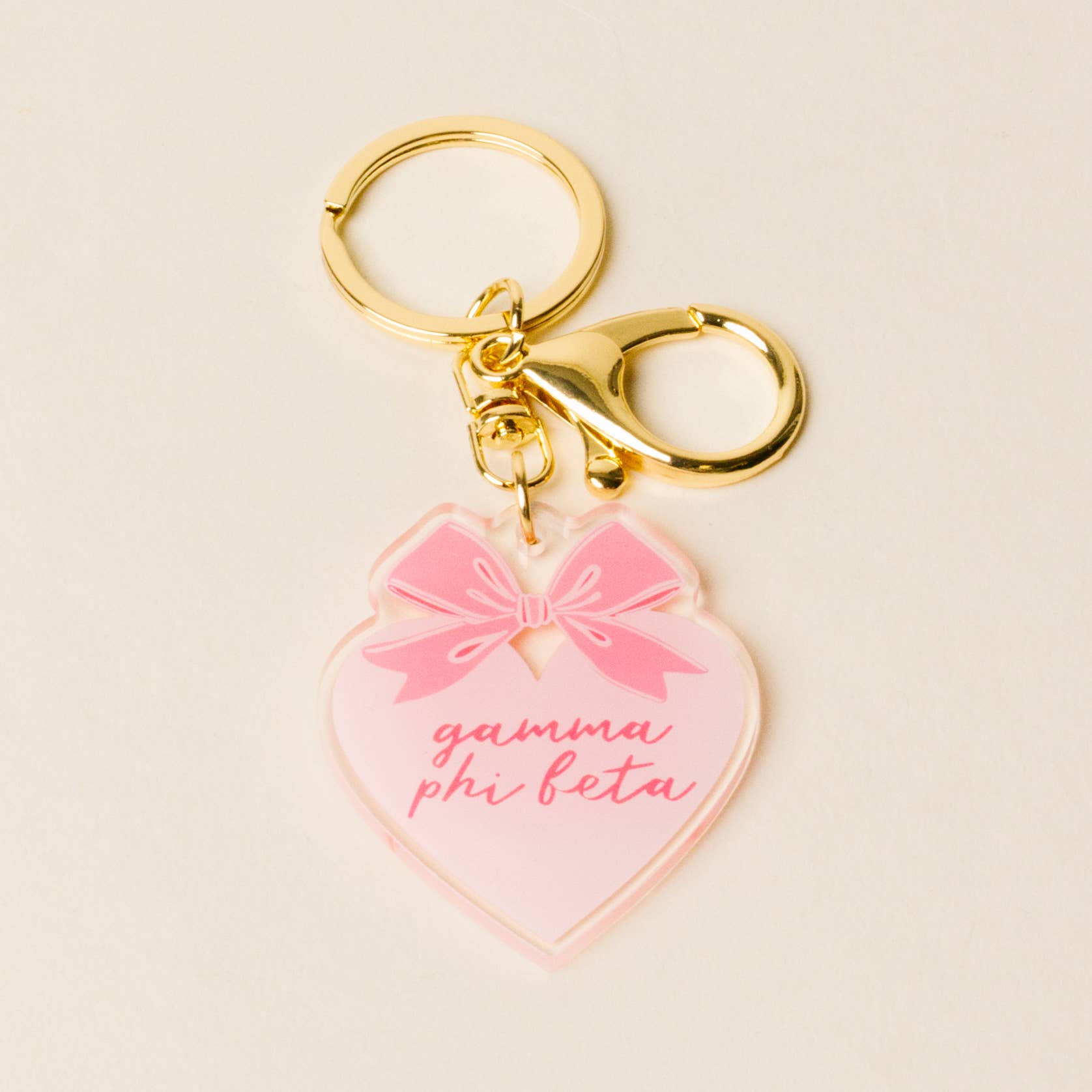 The Darling Effect - Wholesale Keychain - Women's - Sorority Sweetheart Bow Acrylic Keychain - 19 Chapters11