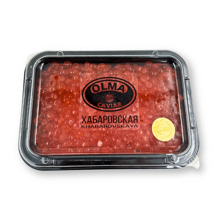 Salmon Caviar Khabarovskaya - 7 oz (200g) for wholesale by OLMA Caviar