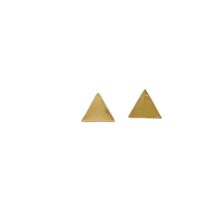 SE820B "Triangle Shape" Stud Earrings for wholesale by Sai Brazil