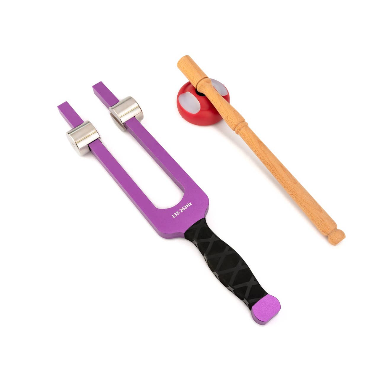 HK Higher Knowing - Wholesale Meditation Supplies - Zen Therapeutic Purple Tuning Fork 133Hz-263Hz