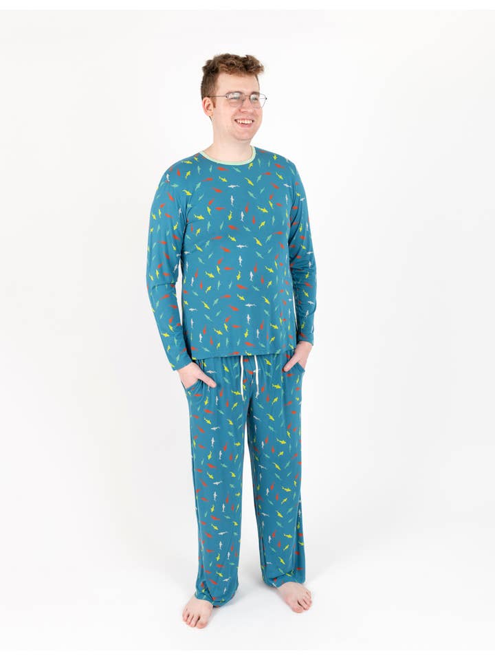 Leveret Pajamas – wholesale Sleepwear set – men's – Men's Bamboo Pajamas