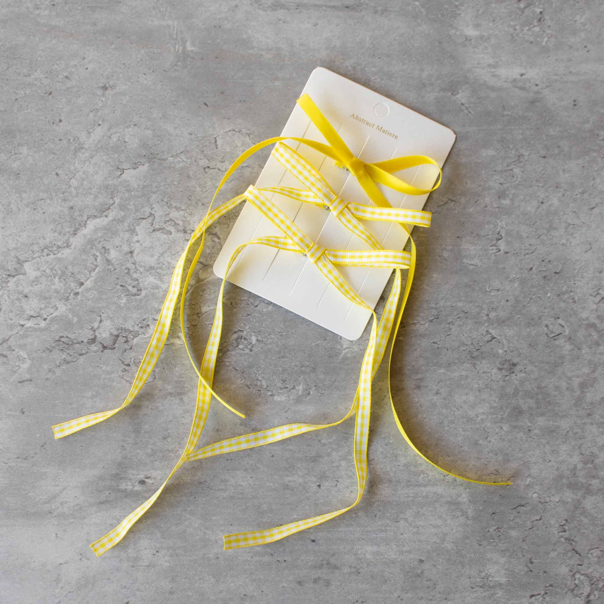 Tiepology - Wholesale Hair pin - Long Mini Check Pattern Bow Hair Pin Set13