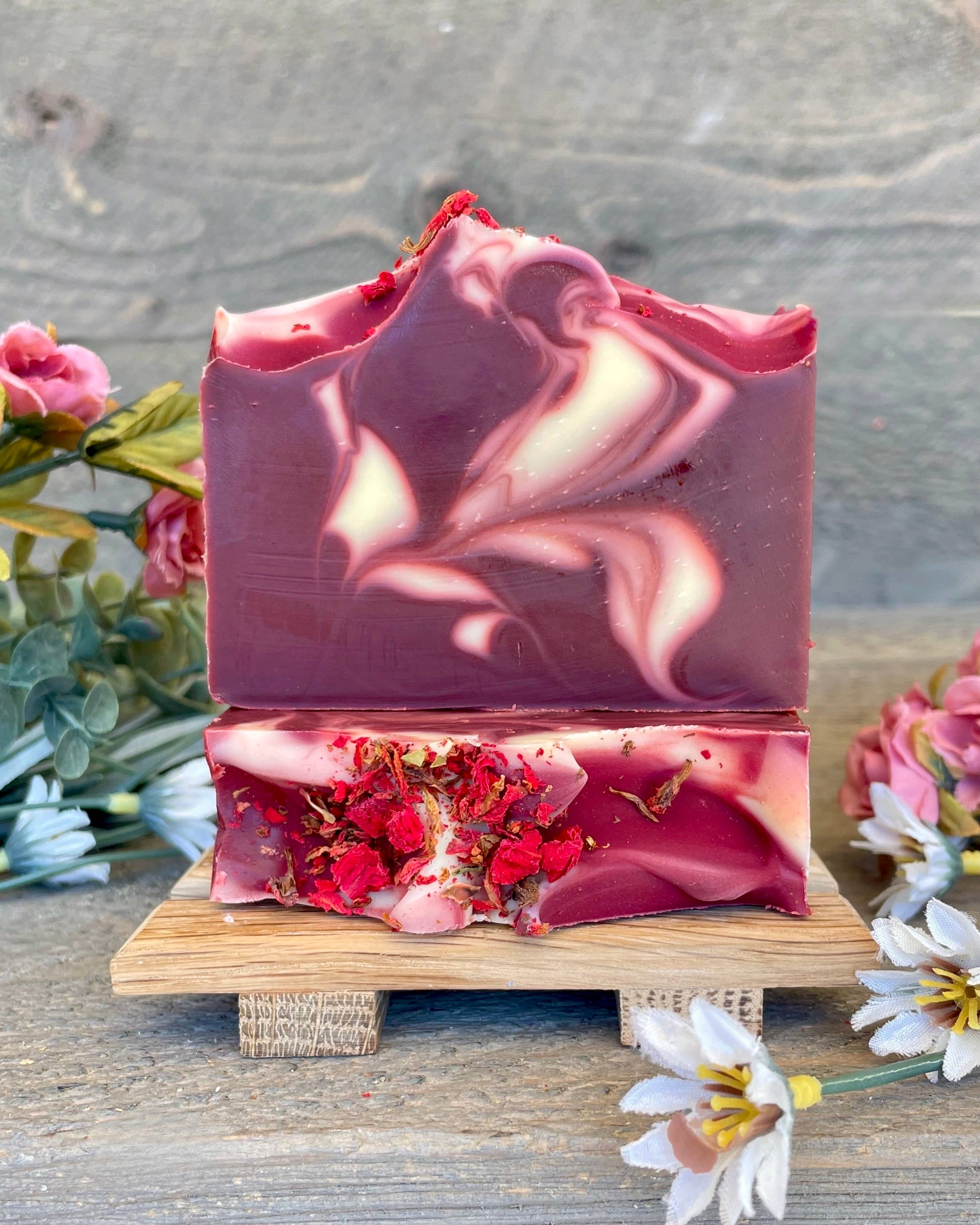 Ashley Marie Soap - Wholesale Bar Soap - Rose Geranium & Pink Grapefruit Bar Soap 1