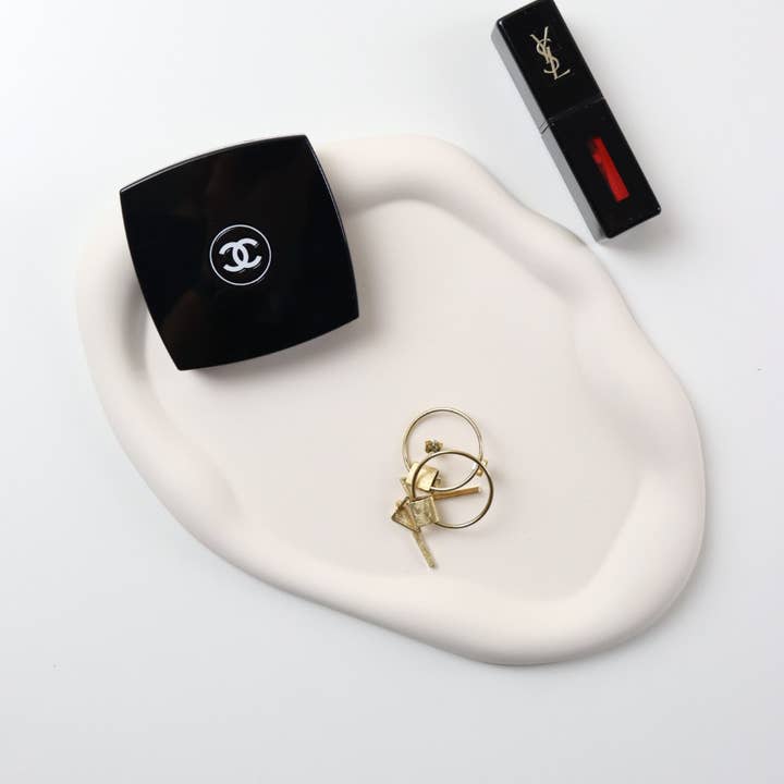 Cloud Jewelry Tray | Trinket Tray - Oval for wholesale by Three Springs Candle Co.