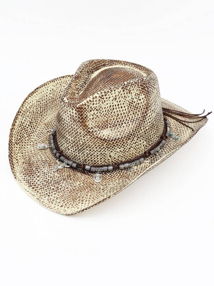 Canyon Rogue Charm Taupe Vintage Cowgirl Hat for wholesale by Wholesale Accessory Market