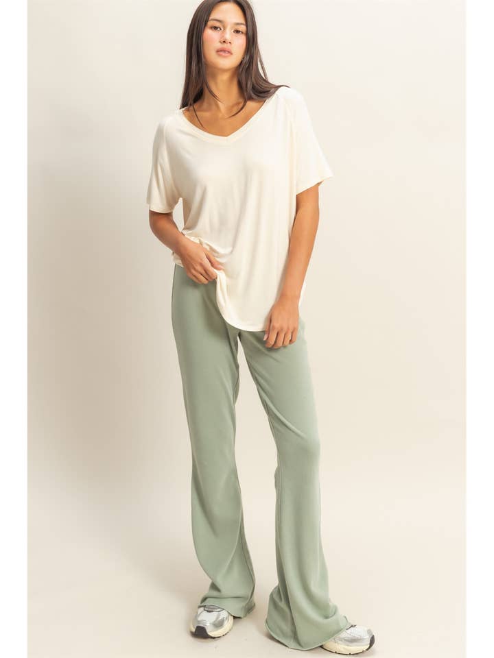 Mid-Rise Flare Pants for wholesale by HYFVE