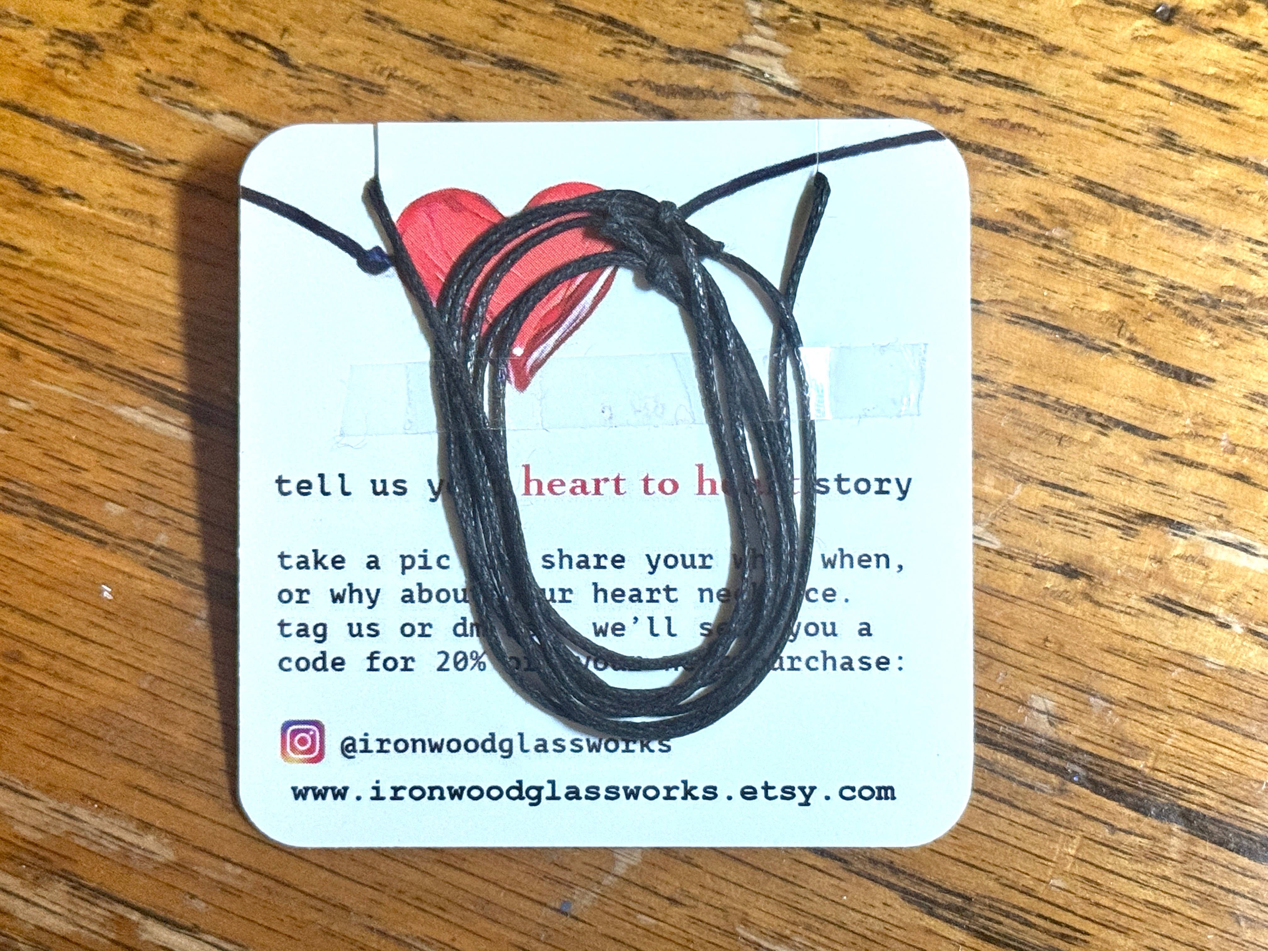 Ironwood Glassworks – Colar pingente/pendente por atacado – Colar Coração Vermelho + Rosa Roxo e Vidro Transparente6