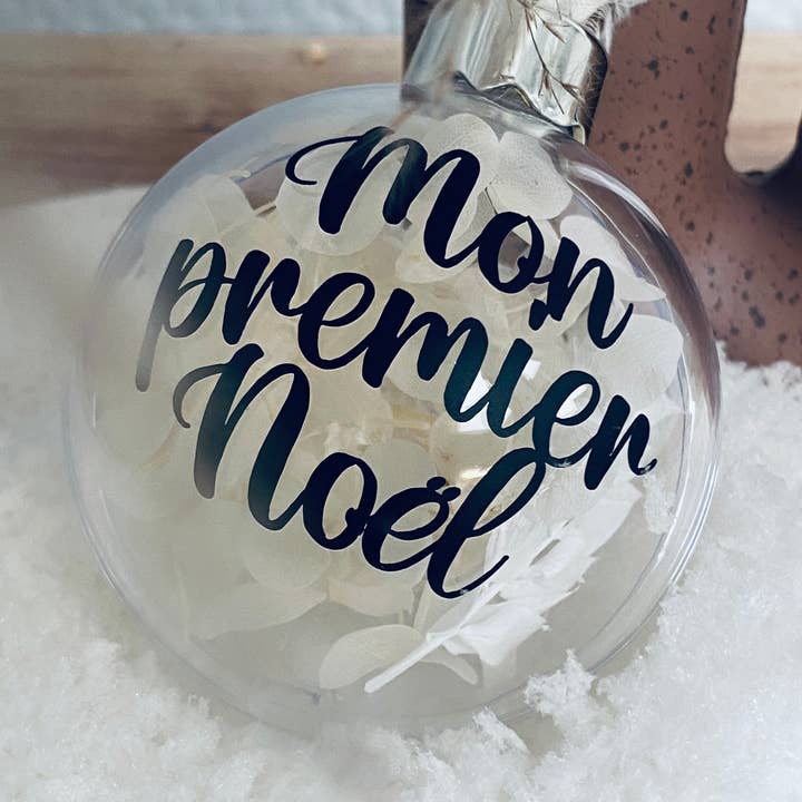 Kerstbal - gedroogde bloemen - mijn eerste kerst voor wholesale door La vie en magenta