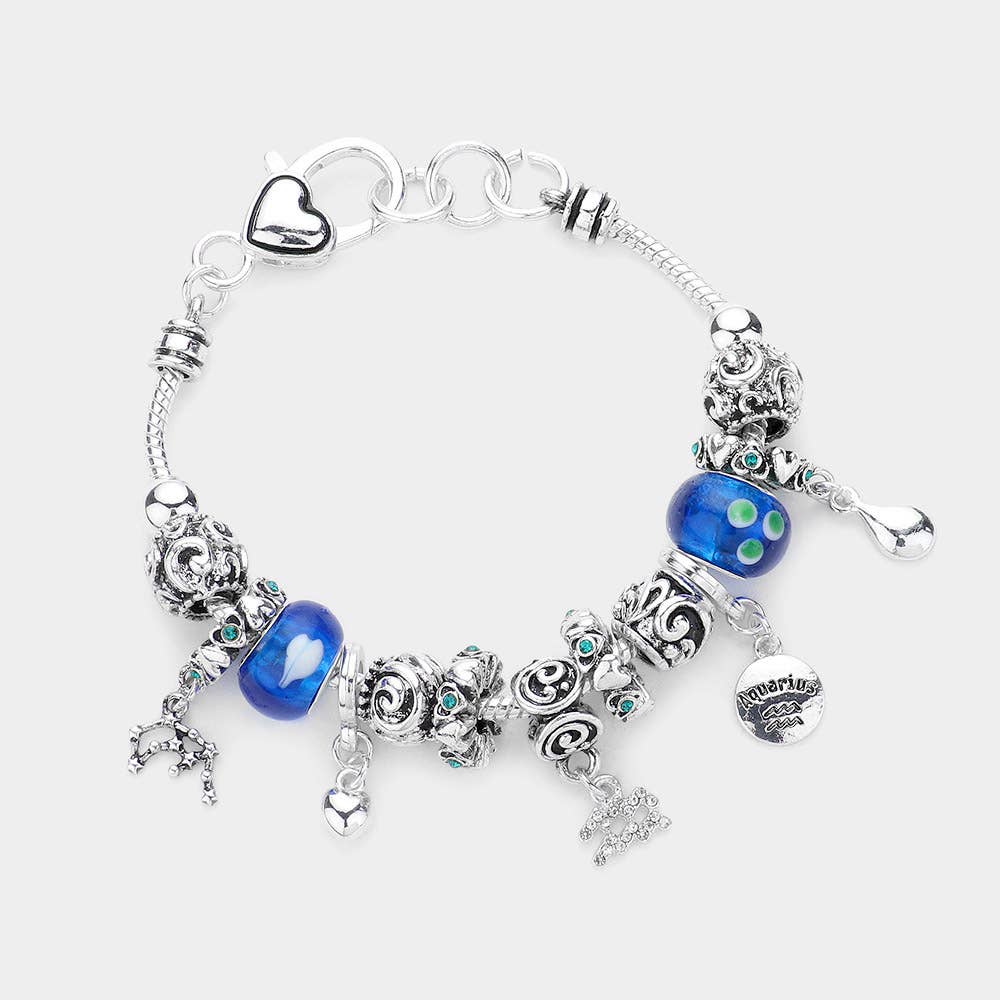 Sensibling Corp. - Wholesale Charm/Dangle Bracelet - ARIES - Multi-Beads Zodiac Sign Charm Bracelet21