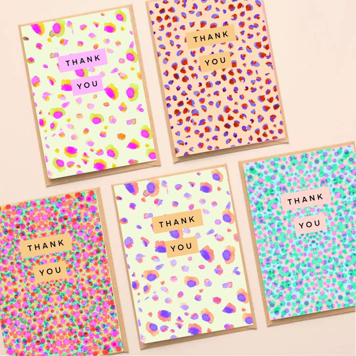 Thank you cards - pack for wholesale by Studio 77