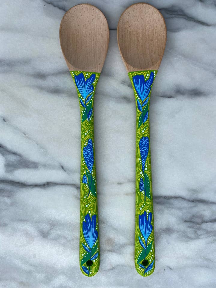 Fiesta grøn salatske og salatbestik for engroshandel hos Oh The Places We Go Shop