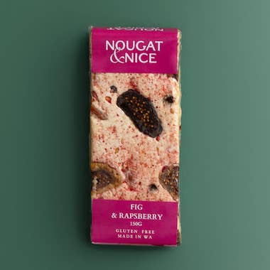 Figo e Framboesa | Bloco de 150g por atacado de Nougat & Nice